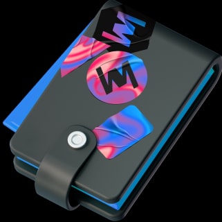 black wallet