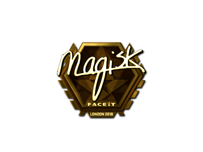 Наліпка | Magisk (золота) | Лондон 2018